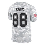 B.Bills #88 Dawson Knox Player Arctic Camo Salute to Service Limited Gdoa Stitched Jerseys