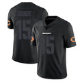 C.Bears #15 Rome Odunze Player Black Impact Limited Game Gdoa Stitched Jerseys