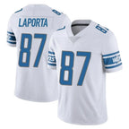 D.Lions #87 Sam LaPorta Player White Limited Vapor Untouchable Home Game Gdoa Stitched Jerseys