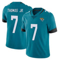 J.Jaguars #7 Brian Thomas Jr. Player Teal Vapor Untouchable Limited Home Game Gdoa Stitched Jerseys