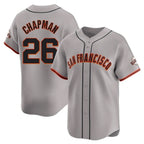 SF.Giants #26 Matt Chapman Player Gray Home Limited Fdoa Stitched Jerseys