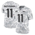 S.Seahawks #11 Jaxon Smith-Njigba Player Arctic Camo Limited Salute To Service Home Game Gdoa Stitched Jerseys