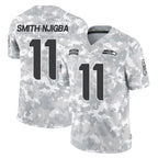 S.Seahawks #11 Jaxon Smith-Njigba Player Arctic Camo Limited Salute To Service Home Game Gdoa Stitched Jerseys