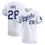 KC.Royals #28 Kyle Isbel Player White Alt Limited Elite Home Gdoa Stitched Jerseys
