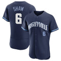 C.Cubs #6 Matt Shaw Player Navy City Connect Limited Elite Home Gdoa Stitched Jerseys