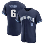 C.Cubs #6 Matt Shaw Player Navy City Connect Limited Elite Home Gdoa Stitched Jerseys