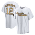 P.Phillies #12 Kyle Schwarber Player Gold All-Star Home Game Fdoa Stitched Jerseys