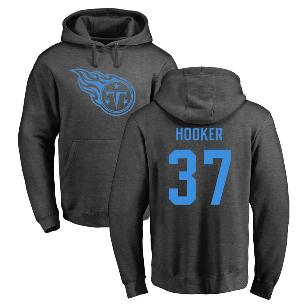 T.Titans #37 Amani Hooker Player Ash One Color Pullover Hoodies Home Game Gdoa Stitched Jerseys