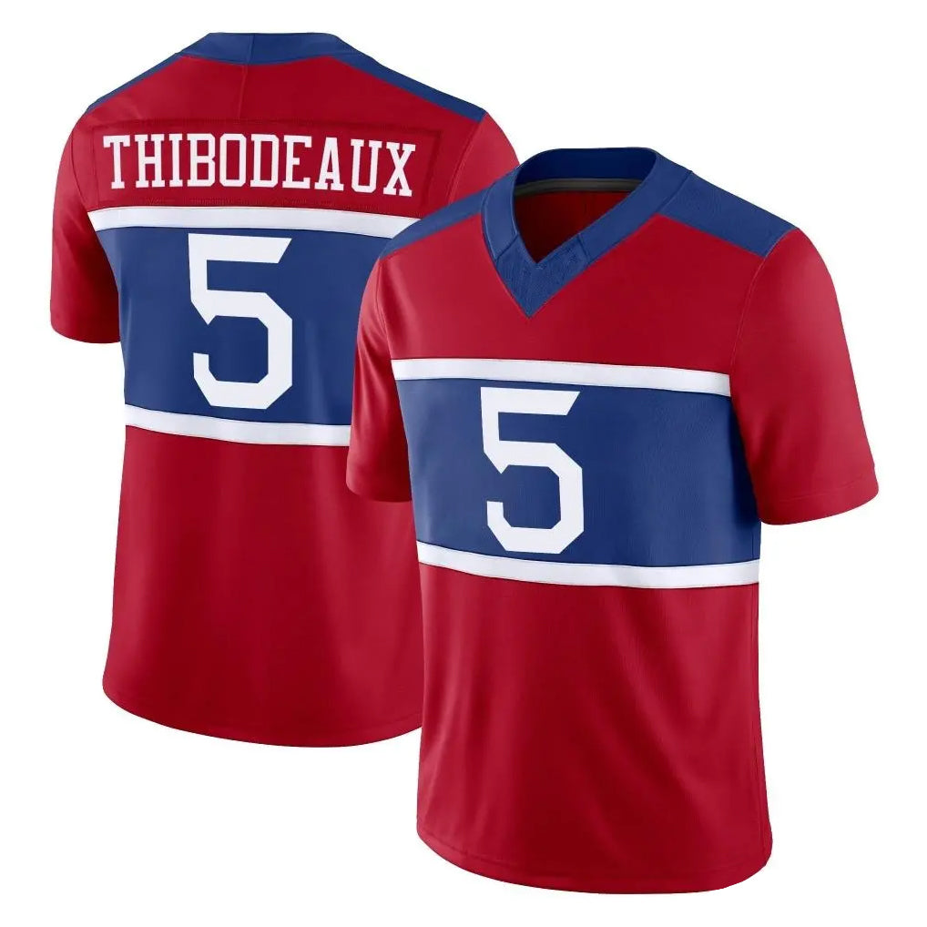 NY.Giants #5 Kayvon Thibodeaux Player Red Century Vapor F.U.S.E. Home Game Gdoa Stitched Jerseys