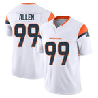 D.Broncos #99 Zach Allen Player White Limited Vapor F.U.S.E. Home Game Gdoa Stitched Jerseys