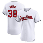 C.Guardians #38 Steven Kwan Player White Limited Elite Home Gdoa Stitched Jerseys
