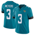 J.Jaguars #3 Jakobi Meyers Player Teal Vapor Untouchable Limited Home Game Gdoa Stitched Jerseys
