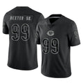C.Bears #99 Gervon Dexter Sr. Player Black REFLECTIVE Limited Game Gdoa Stitched Jerseys