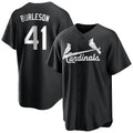 St. Louis Cardinals #41 Alec Burleson Player Black City Connect Home Limited Fdoa Stitched Jerseys