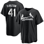 St. Louis Cardinals #41 Alec Burleson Player Black City Connect Home Limited Fdoa Stitched Jerseys