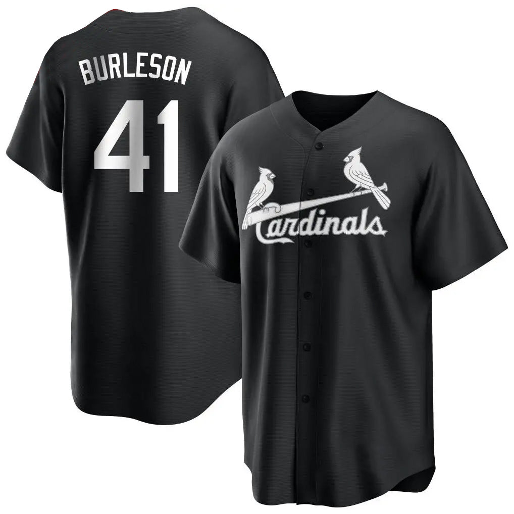 St. Louis Cardinals #41 Alec Burleson Player Black City Connect Home Limited Fdoa Stitched Jerseys