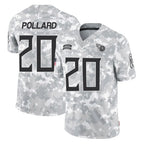 T.Titans #20 Tony Pollard Player Arctic Camo Limited Salute to Service Home Game Gdoa Stitched Jerseys
