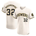 M.Brewers #32 Jacob Misiorowski Player Cream Home Limited Elite Fdoa Stitched Jerseys