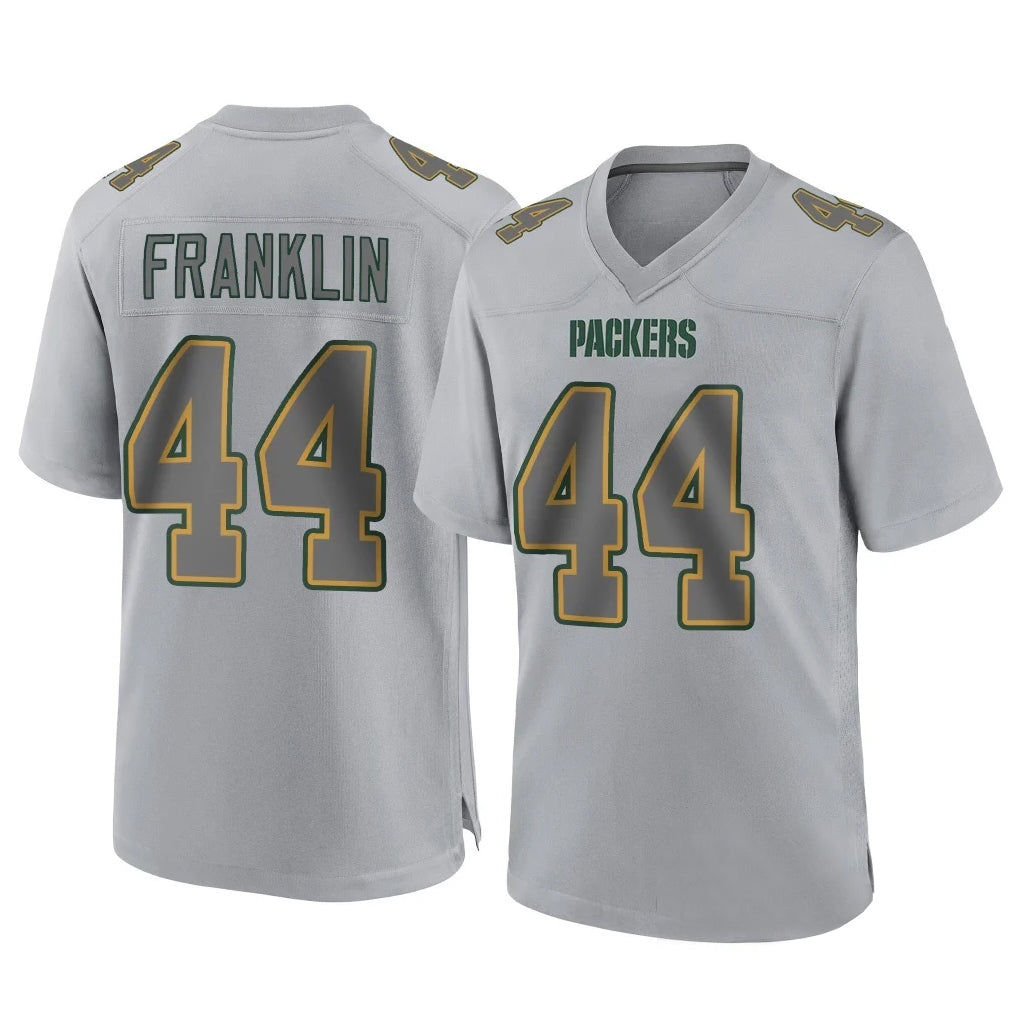 GB.Packers #44 Zaire Franklin Player Gray Atmosphere Fashion Home Game Gdoa Stitched Jerseys