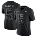 W.Commanders #5 Jayden Daniels Player Black Limited 2026 Salute to Service Home Game Gdoa Stitched Jerseys