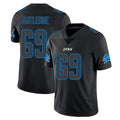 D.Lions #69 Tate Ratledge Player Black Impact Limited Home Game Gdoa Stitched Jerseys