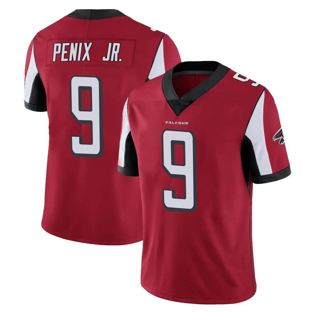 A.Falcons #9 Michael Penix Jr. Player Red Color Vapor Untouchable Limited Home Game Gdoa Stitched Jerseys