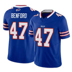 B.Bills #47 Christian Benford Player Royal Vapor F.U.S.E. Limited Home Game Gdoa Stitched Jerseys