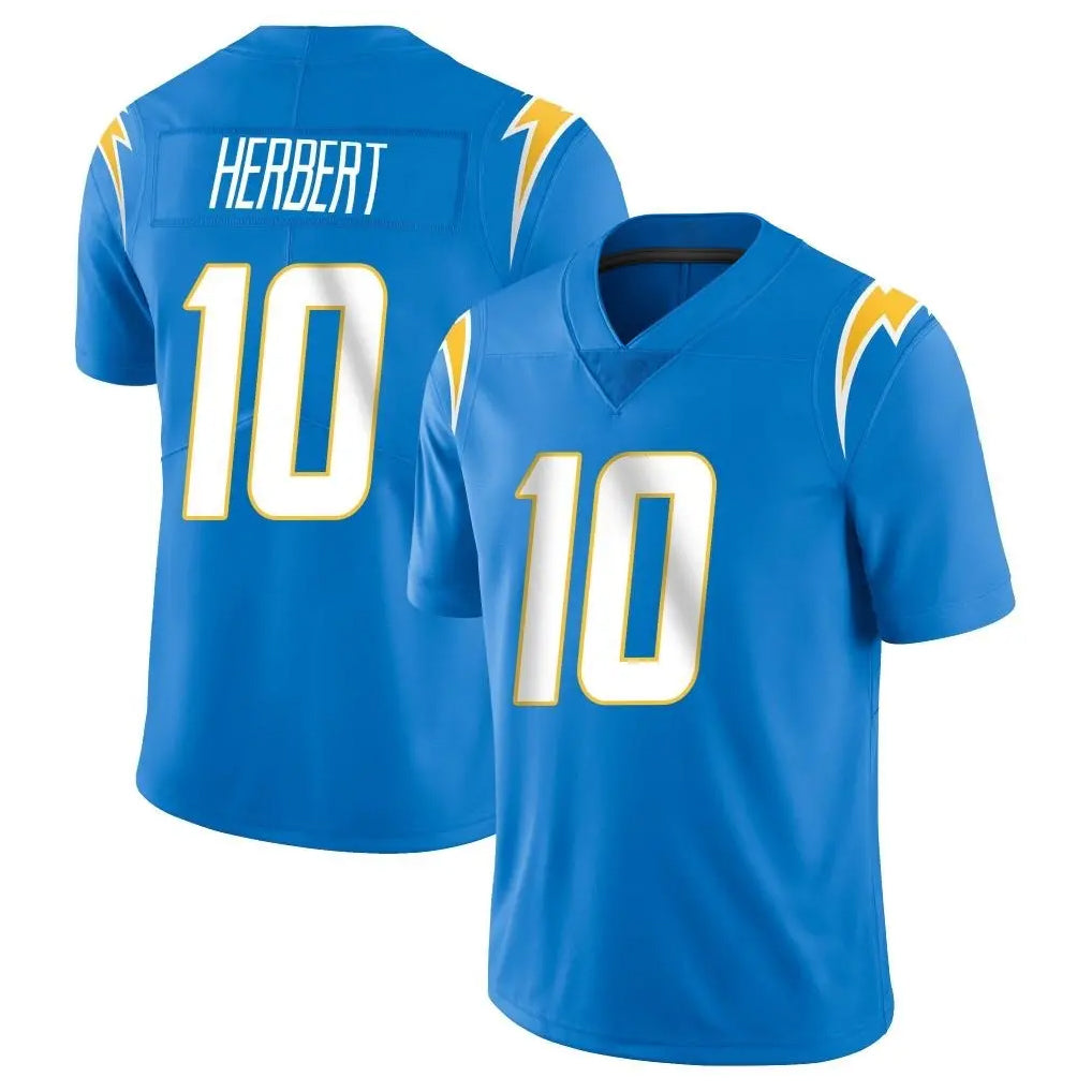 LA.Chargers #10 Justin Herbert Player Blue Limited Vapor Untouchable Home Game Gdoa Stitched Jerseys