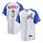 A.Braves #3 Dale Murphy Player White USA 250 Fourth Of July City Connect Home Game Gdoa250Ys Stitched Jerseys