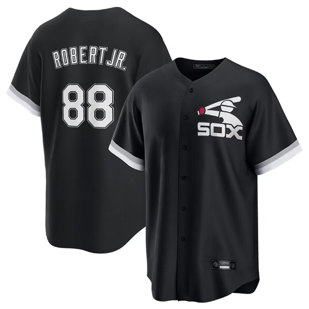 C.White Sox #88 Luis Robert Jr Player Black Spring Training Game Gdoa Stitched Jerseys