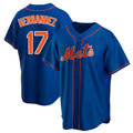 NY.Mets #17 Keith Hernandez Player Royal Home Game Fdoa Stitched Jerseys