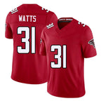 A.Falcons #31 Xavier Watts Player Red Team Color Vapor F.U.S.E. Limited Gdoa Stitched Jerseys