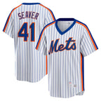 NY.Mets #41 Tom Seaver Player White Cooperstown Collection T-shirt Home Fdoa Stitched Jerseys