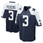 D.Cowboys #3 George Pickens Player Navy-White Alternate Home Game Gdoa Stitched Jerseys