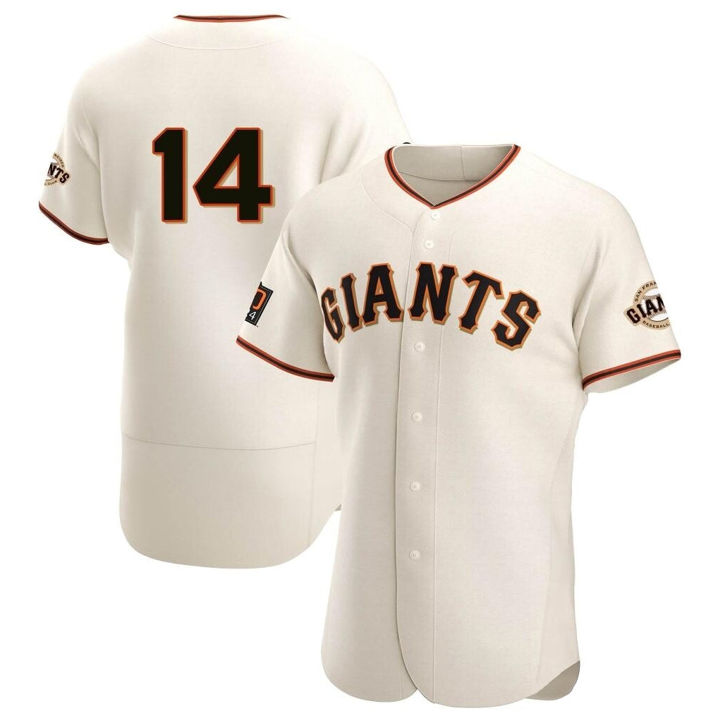 SF.Giants #14 Patrick Bailey Player Cream Home Limited Elite Fdoa Stitched Jerseys