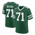 NY.Jets #71 Josh Myers Player Green Legacy Home Game Gdoa Stitched Jerseys