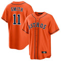 H.Astros #11 Cam Smith Player Orange Home Game Gdoa Stitched Jerseys