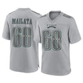P.Eagles #68 Jordan Mailata Player Gray Atmosphere Fashion Home Game Gdoa Stitched Jerseys
