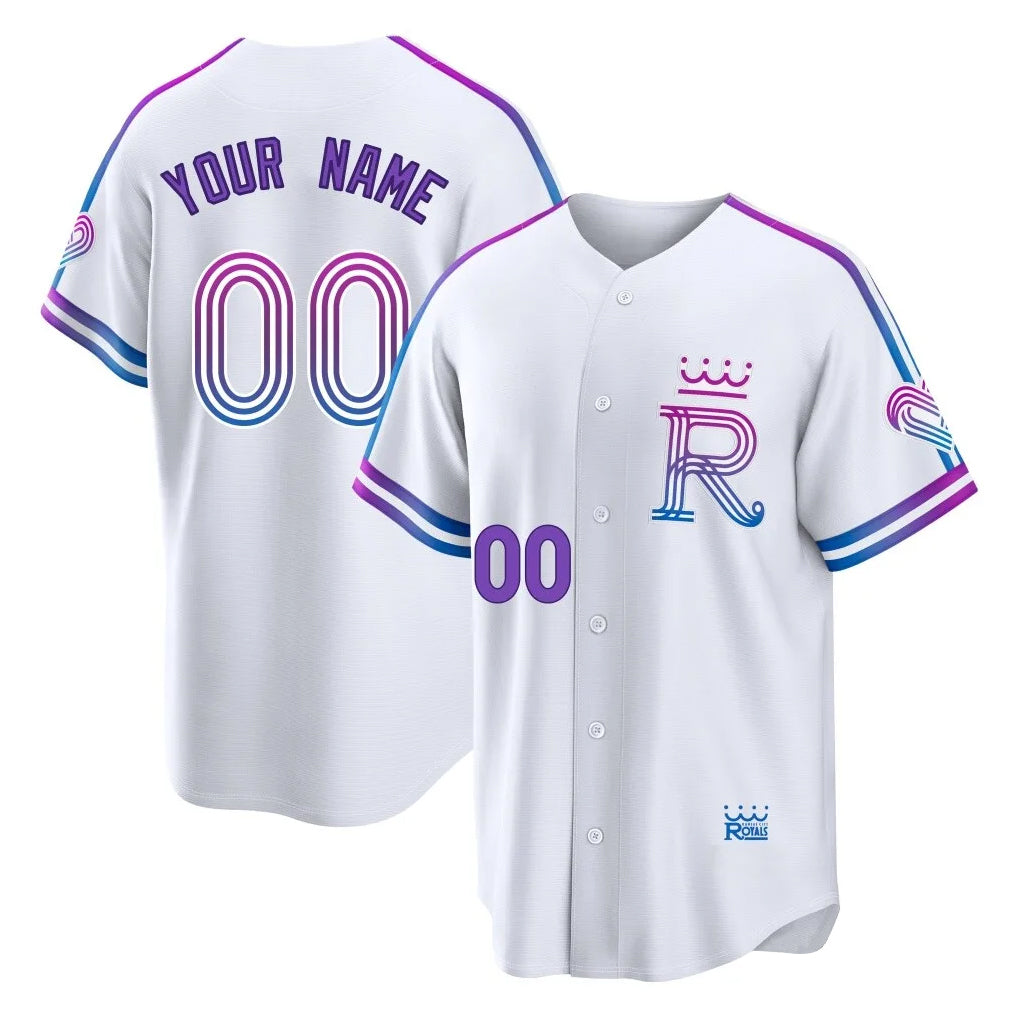 Custom KC.Royals White 2026 City Connect Limited Home Any Name & Number Gdoa Stitched Jerseys