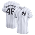 NY.Yankees #48 Paul Goldschmidt Player White Limited Elite Home Fdoa Stitched Jerseys