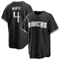A.Diamondbacks #4 Ketel Marte Player Player Black Game Home Gdoa Stitched Jerseys