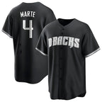 A.Diamondbacks #4 Ketel Marte Player Player Black Game Home Gdoa Stitched Jerseys