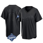 LA.Dodgers #11 Roki Sasaki Player Black World Series Meet Pitch Fashion T-shirt Fdoa Stitched Jerseys