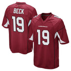A.Cardinals #19 Carson Beck Player Cardinal Home Game Gdoa Stitched Jerseys