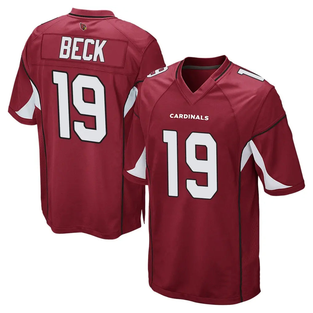 A.Cardinals #19 Carson Beck Player Cardinal Home Game Gdoa Stitched Jerseys
