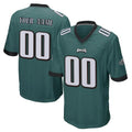 Custom P.Eagles Team Color Green Home Game Any Name & Numbers Gdoa Stitched Jerseys