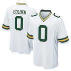 GB.Packers #0 Matthew Golden Player White Home Game Gdoa Stitched Jerseys