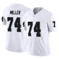 LV.Raiders #74 Kolton Miller Player White Limited Vapor F.U.S.E. Home Game Gdoa Stitched Jerseys