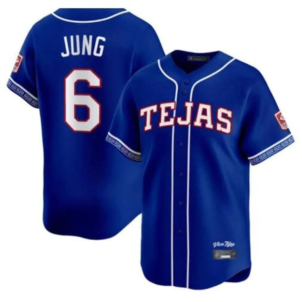 T.Rangers #6 Josh Jung Player Royal 2026 City Connect Limited Fdoa Stitched Jerseys