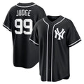 NY.Yankees #99 Aaron Judge Player Black Out Game Fdoa Stitched Jerseys